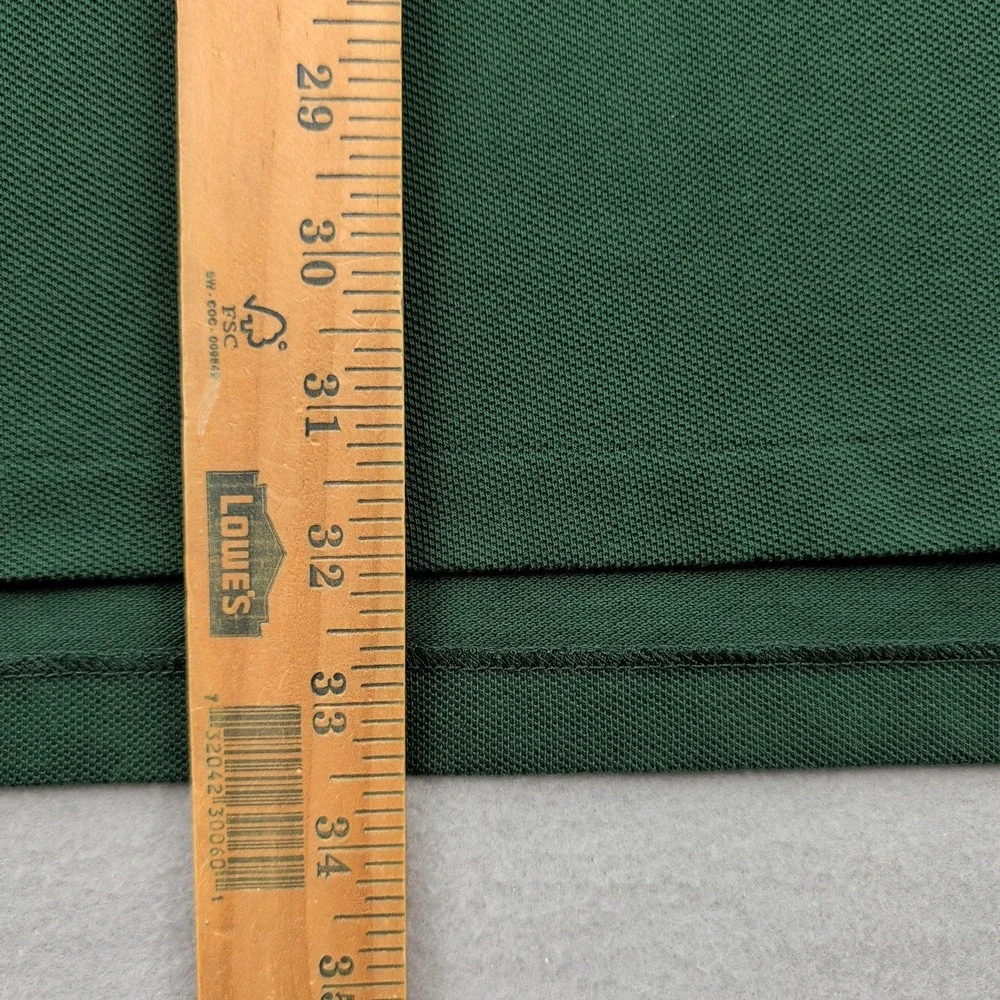 Polo Ralph Lauren‎ Polo Shirt Mens LT Tall Green Pique Polo Match 3 Triple Pony